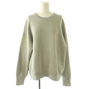 25SS SMOOTH TOP CREWNECK PULLOVER グレー