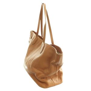 TORY BURCH トートバッグ ハンド レザー キャメル /SS OS