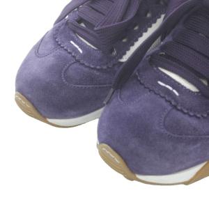 BALLY バリー-スニーカー スエードレザー 本革 37.5 24.5cm 紫