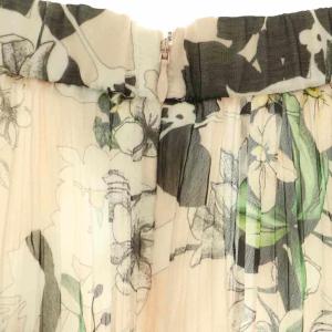 ANAYI 25SS bouquet プリント プリーツスカート 34 ピンク