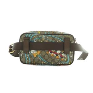 GUCCI ×ディズニー GGスプリーム キャンバス ドナルドダック ベルトバッグ マルチカラー