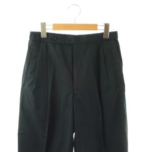 Drawer CAPSULE コットンバックギャザーパンツ テーパード タック 36 ネイビー /DO OS
