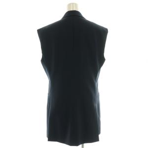 LOUIS VUITTON 23SS スリーブレス テーラードジャケット 38 ネイビー