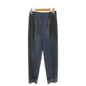 イッセイミヤケ TWO TONE DENIM 2 インディゴ PP01-JF572
