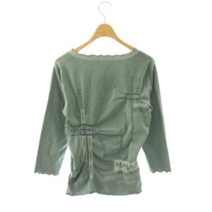 HaaT heart イッセイミヤケ HA91JJ192 ギャザーデザインニットトップス ニットソー カットソー