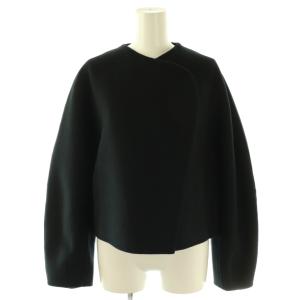 24AW シャルムビーバーリバージャケット ノーカラー 2 ブラック /CX OS