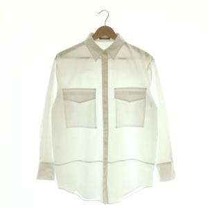 25AW Luxe Cotton Kaylee Shirt シャツ 長袖 38 ホワイト /HK OS