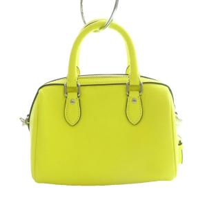 COACH ミニ ローアン クロスボディ 2WAYバッグ ハンド ショルダー レザー 黄色 イエロー CH157 /SS