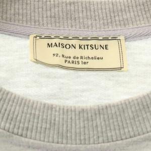 Maison Kitsuné スウェット プルオーバー 長袖 グレー /HK OS