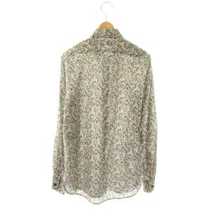 SAINT LAURENT PARIS フラワープリントシャツ 37 マルチカラー 376916