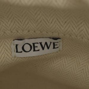 LOEWE ビーハイブ バスケットバッグ アナグラム ラフィア&カーフ ナチュラル/タン