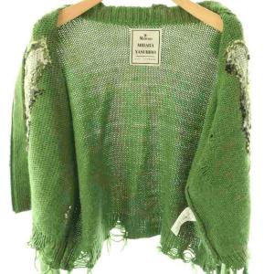 MIHARA YASUHIRO Maison  CAT INTARSIA KNIT CARDIGAN