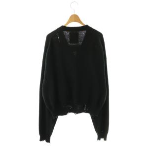 MIHARA YASUHIRO Maison Distressed Knit Cardigan ダメージ加工