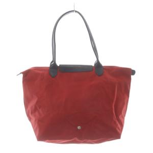 Longchamp パリ空港限定品 ル プリアージュ トートバッグ ハンドバッグ 赤 レッド 茶色 ブラウン  L1899301AP545