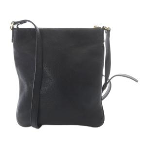 LOEWE アナグラム レザー ショルダーバッグ ブラック