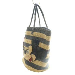 BEAMS BOY × Disney カゴバッグ トート バスケット ベージュ 紺 ネイビー /SS OS