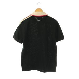 GUCCI 500972 アームロゴライン半袖ポロシャツ XXL ブラック マルチカラー /ES OS AD