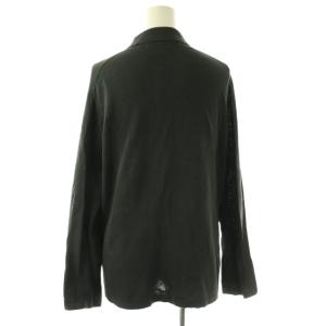 GALERIE VIE 23SS クレープコットン テーラードジャケット ニット F ダークグレー /DF OS