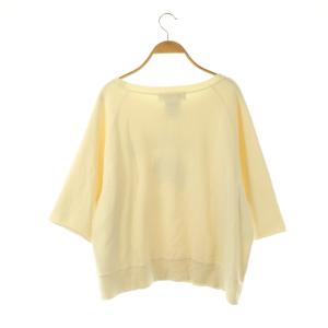 REMI RELIEF print half sleeve sweat スウェット プルオーバー 五分袖 F オフホワイト /HK