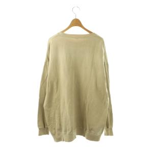 MUSE de Deuxieme Classe MAINE vintage スウェット トレーナー ロゴ F ベージュ /DF OS