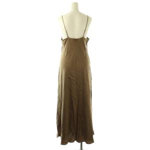 EVERYDAY I LIKE 25AW Cu/R Camisole ドレス ワンピース ロング キャミソール 36 モカ /DO OS
