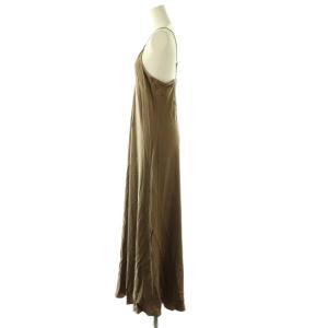 EVERYDAY I LIKE 25AW Cu/R Camisole ドレス ワンピース ロング キャミソール 36 モカ /DO OS