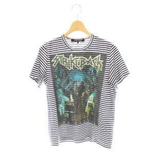 コムデギャルソン AD2018 JC-T010 STRIKEBACK プリント ボーダーTシャツ カットソー