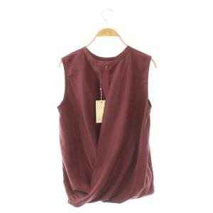GOLDEN GOOSE バックデザインノースリーブブラウス プルオーバー S ボルドー /DO OS