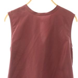 GOLDEN GOOSE バックデザインノースリーブブラウス プルオーバー S ボルドー /DO OS