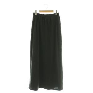 25AW カットナロースカート ロング 38 ダークグレー /SS OS