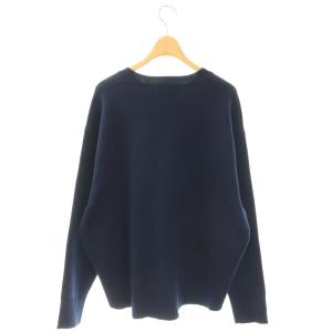 JOURNAL STANDARD relume 24AW RISE ABOVE ロゴニット セーター F ネイビー ホワイト /ES OS