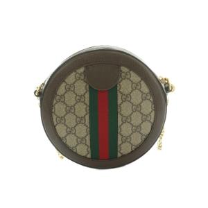GUCCI シェリーライン GGスプリーム オフィディア ミニ ラウンド チェーンショルダーバッグ