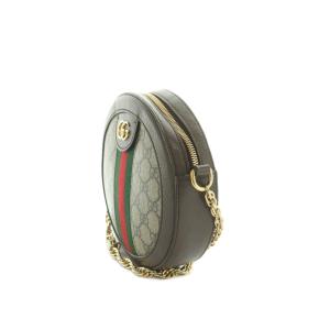 GUCCI シェリーライン GGスプリーム オフィディア ミニ ラウンド チェーンショルダーバッグ