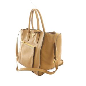 PRADA 2WAYバッグ レザー ベージュ BN2626