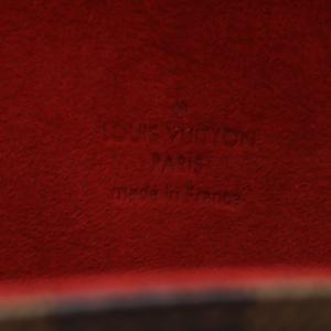 LOUIS VUITTON ダミエ エベヌ ポシェット フロランティーヌ ウエストポーチ ブラウン N51856