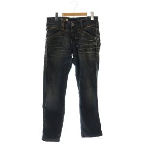 MARITHE FRANCOIS GIRBAUD デニムパンツ ジーンズ ストレート ジップフライ S インディゴ M5-1301 /BB SH