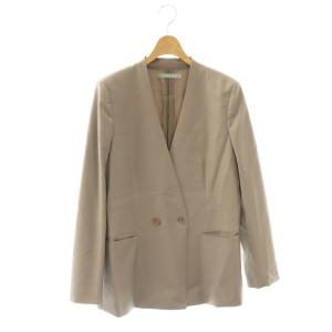 theory luxe セットアップスーツ ノーカラージャケット パンツ 40 モカ /DO OS