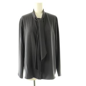 HEAVY PEARL RYNA ボウタイブラウス 長袖 40 グレー /MY OS