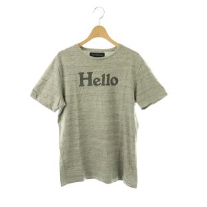 HELLO CREW NECK TEE Tシャツ カットソー M グレー /CX OS