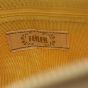 FEILER ハイジチェック ボストンバッグ ベージュ