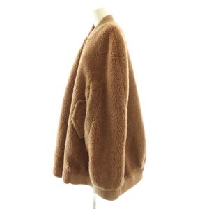 Max Mara 473605236 テディベア ケープ コート M ブラウン