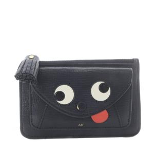 ANYA HINDMARCH ZANY フラグメントケース ネイビー