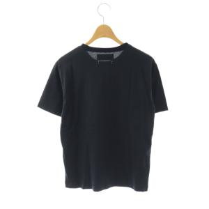MUVEIL すずらん Tシャツ カットソー 半袖 36 ダークネイビー 緑 白 /ES OS