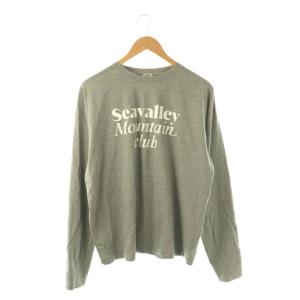 GRAPHIC L/S TEE ロンT カットソー オーバーサイズ プリント 1 グレー /MY OS
