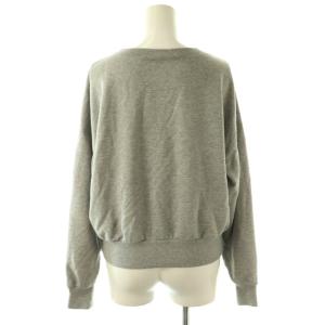 CELINE トリンフ フロッキープリント プルオーバースウェット XS グレー 2Y72A450I