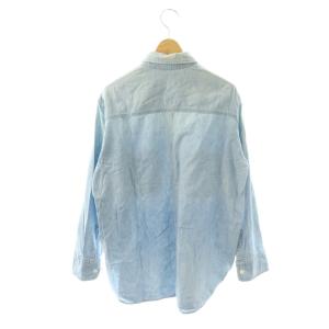 Deuxieme Classe デニムシャンブレーシャツ 長袖 ライトブルー /HK OS
