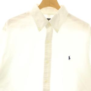 POLO RALPH LAUREN CLASSIC FIT シャツ ボタンダウンシャツ ポニー刺繍 長袖 L 白 /CX OS