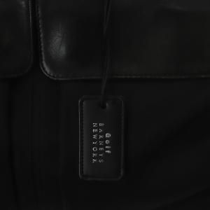 BARNEYS NEW YORK GOLF ボストンバッグ ハンドバッグ ショルダーバッグ 2way ナイロン レザー ブラック /YO30