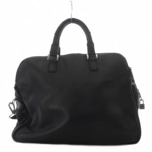 Kenneth Cole ボストンバッグ ハンドバッグ ショルダーバッグ 2way レザー ブラック /YO29