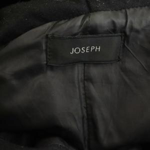 JOSEPH ダウンベスト アウター フォックスファー 38 黒 /CX OS